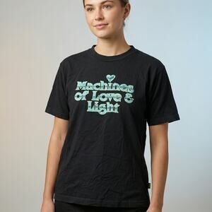 Heaven Marc Jacobs Women's Machines Love Light Graphic Tee Black L
